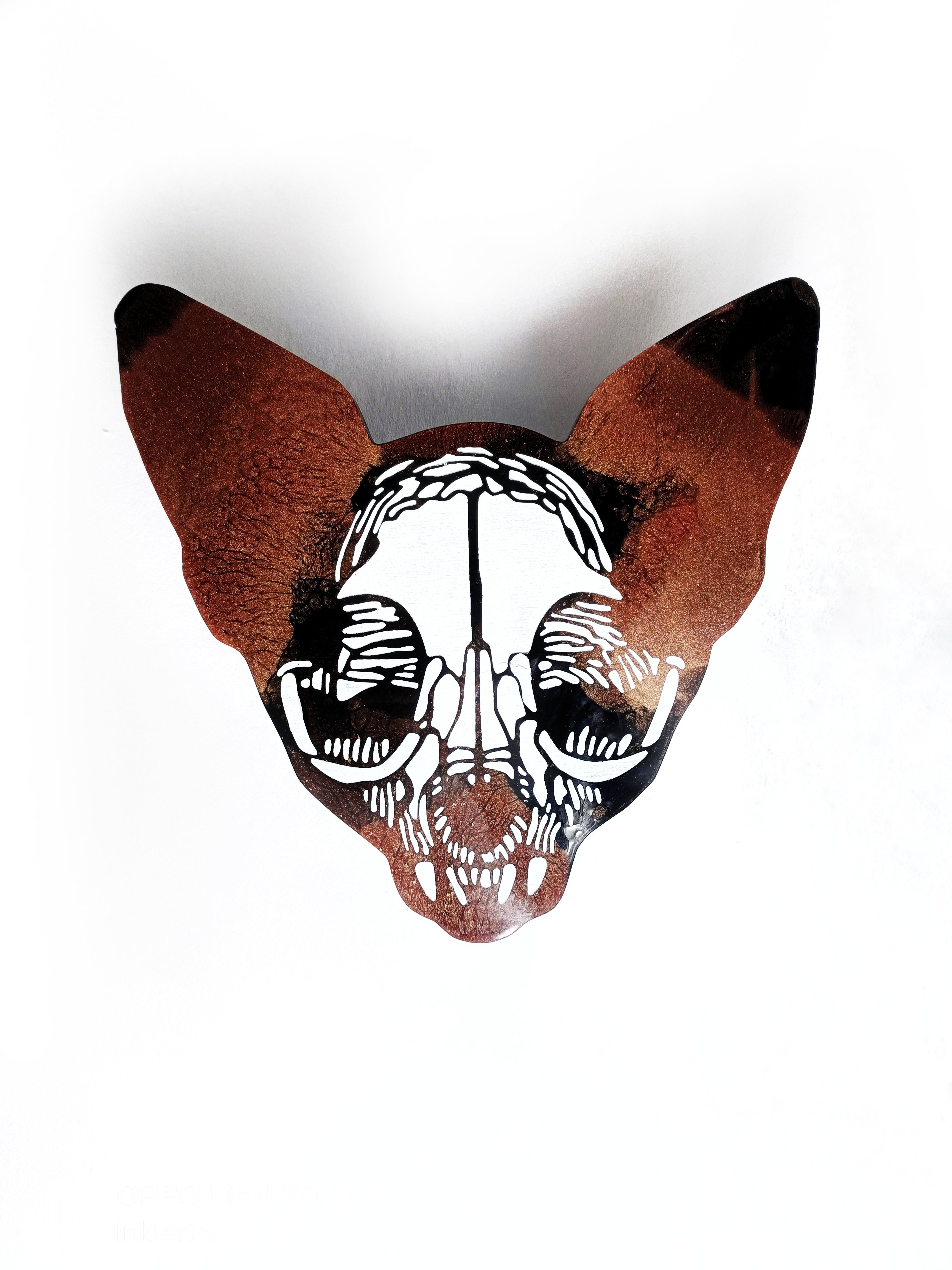 Sphynx Cat Skull Wall Mount Resin Artwork | Inkterior – Inkterior Art