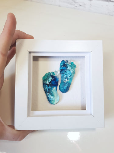 Baby Feet Resin Art Gift