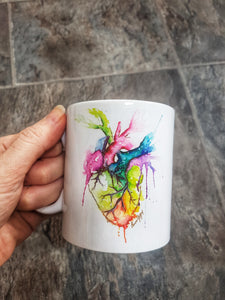 Inkterior Art watercolour mug art any design available
