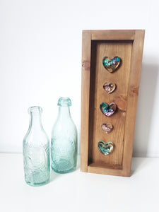 5 Heart resin art