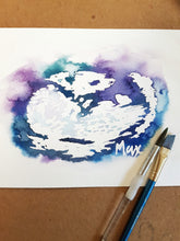 Baby Scan Watercolour 
