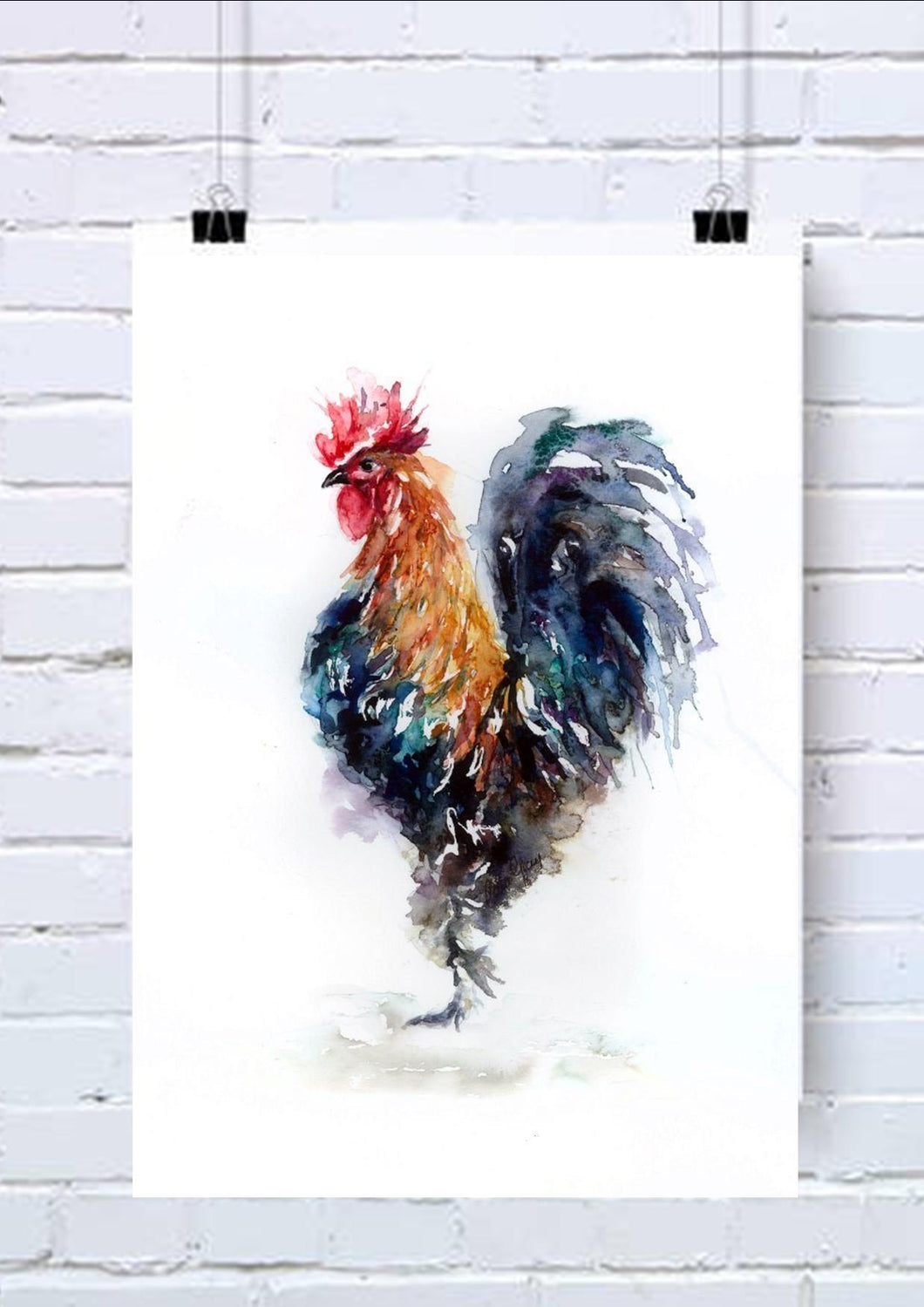 Cockrill Watercolour Wall Art Print