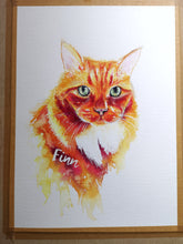 Pet Portrait Watercolour Original