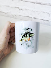 Perch watercolour fish mug