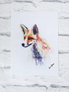 Fox Mandala Watercolour Magnet