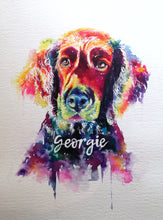 Pet Portrait Watercolour Original