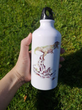 Aluminium white waterbottles with art design