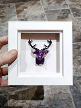 Geometric resin stag art