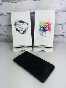 Phone stand with your choice of art
