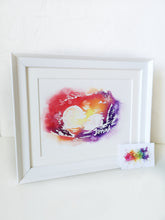 Bespoke Baby Scan Watercolour Painting