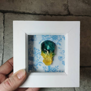 Mini 3D skull frame resin