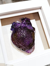 Resin art anatomical heart frame