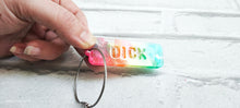 Profanity/ swear word keyring - dick