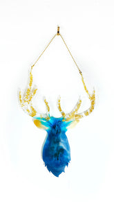 Large resin stag wall hanger