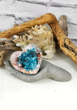 Geode heart ornament