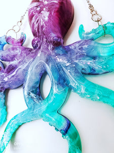 Octopus Resin Jewellery Stand/ Wall Key Hanger