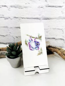 Sloth Watercolour Art Phone Stand