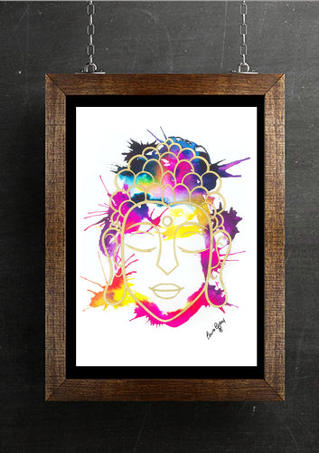 Buddha Watercolour Wall Art Print
