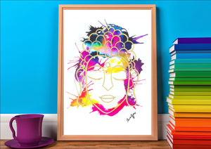 Buddha Watercolour Wall Art Print