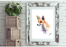 Fox Mandala Watercolour Art Prints