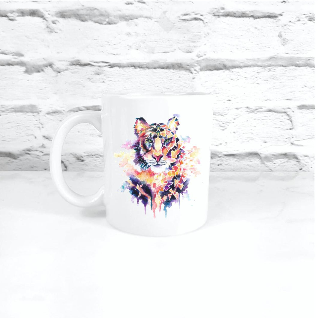 Geometric Tiger Mug