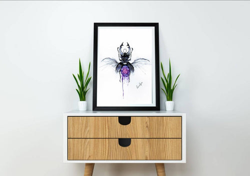 framed beetle