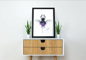 framed beetle