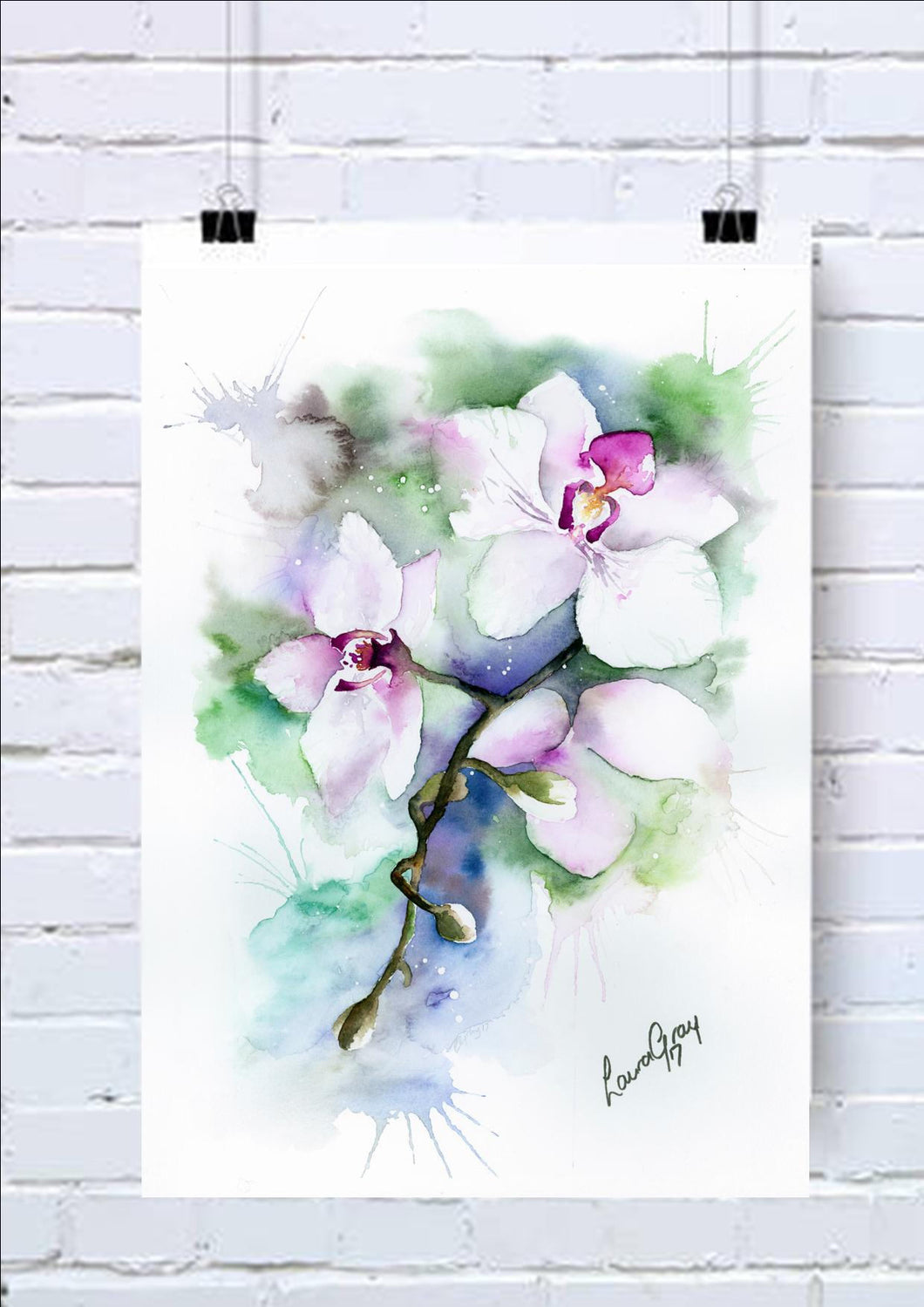 Beautiful Flower Watercolour