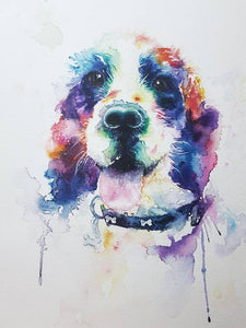 Pet Portrait Watercolour Original