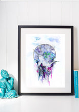 Narwhal watercolour art print