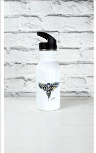 Death Head Moth Handle Water Bottle