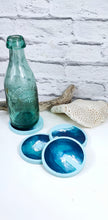 Seascape ocean coasters resin and jesmonite