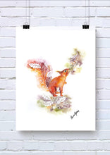 British Wildlife Set of 4 Art Prints